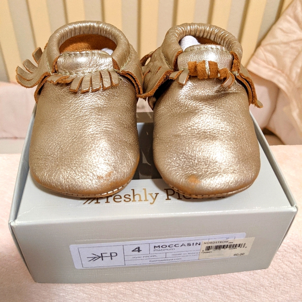 Freshly Picked Gold Moccasins